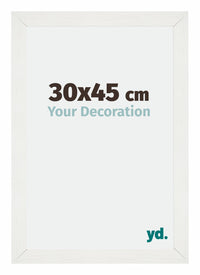 Mura MDF Fotokader 30x45cm Wit Geveegd Voorzijde Maat | Yourdecoration.be