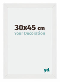 Mura MDF Fotokader 30x45cm Wit Hoogglans Voorzijde Maat | Yourdecoration.be