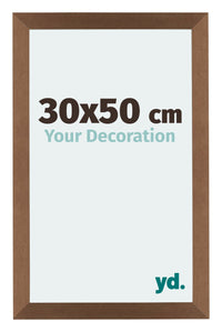 Mura MDF Fotokader 30x50cm Koper Decor Voorzijde Maat | Yourdecoration.be