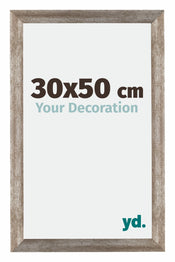 Mura MDF Fotokader 30x50cm Metaal Vintage Voorzijde Maat | Yourdecoration.be