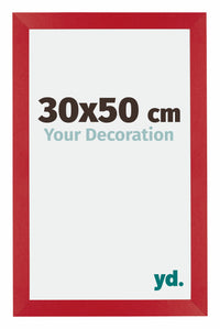 Mura MDF Fotokader 30x50cm Rood Voorzijde Maat | Yourdecoration.be