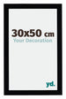 Mura MDF Fotokader 30x50cm Zwart Hoogglans Voorzijde Maat | Yourdecoration.be