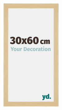 Mura MDF Fotokader 30x60cm Ahorn Decor Voorzijde Maat | Yourdecoration.be