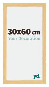 Mura MDF Fotokader 30x60cm Beuken Decor Voorzijde Maat | Yourdecoration.be