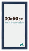 Mura MDF Fotokader 30x60cm Donkerblauw Geveegd Voorzijde Maat | Yourdecoration.be