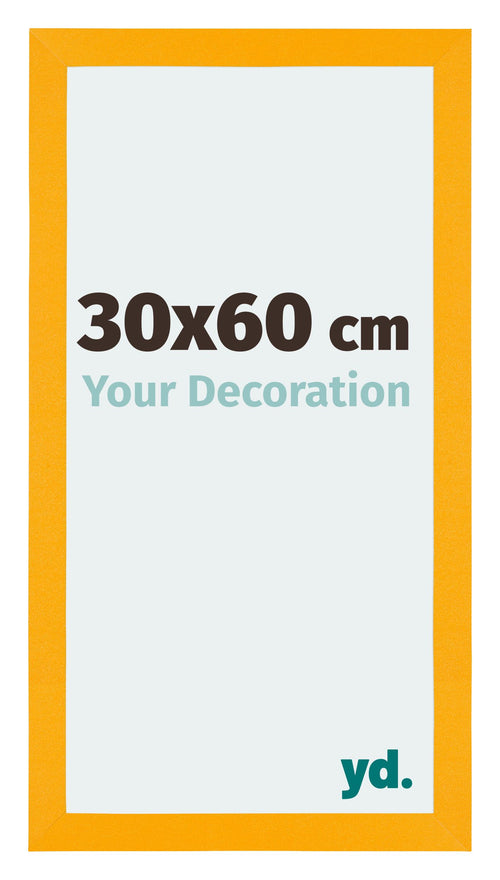 Mura MDF Fotokader 30x60cm Geel Voorzijde Maat | Yourdecoration.be