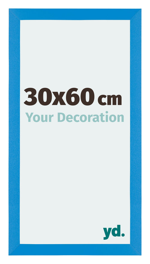 Mura MDF Fotokader 30x60cm Helder Blauw Voorzijde Maat | Yourdecoration.be