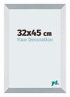 Mura MDF Fotokader 32x45cm Aluminium Geborsteld Voorzijde Maat | Yourdecoration.be