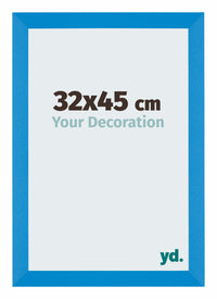 Mura MDF Fotokader 32x45cm Helder Blauw Voorzijde Maat | Yourdecoration.be
