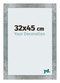 Mura MDF Fotokader 32x45cm Ijzer Geveegd Voorzijde Maat | Yourdecoration.be