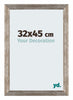 Mura MDF Fotokader 32x45cm Metaal Vintage Voorzijde Maat | Yourdecoration.be