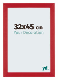 Mura MDF Fotokader 32x45cm Rood Voorzijde Maat | Yourdecoration.be