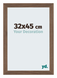 Mura MDF Fotokader 32x45cm Walnoot Donker Voorzijde Maat | Yourdecoration.be
