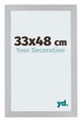 Mura MDF Fotokader 33x48cm Mat Zilver Voorzijde Maat | Yourdecoration.be