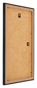 Mura MDF Fotokader 33x48cm Zwart Houtnerf Achterzijde Schuin | Yourdecoration.be