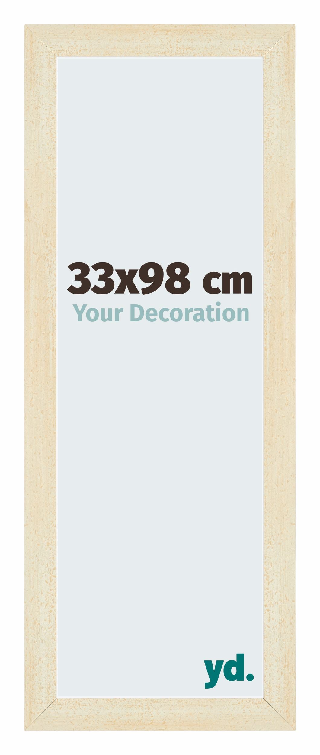 Puzzelkader 33x98 cm - Zand Geveegd - MDF - Mura