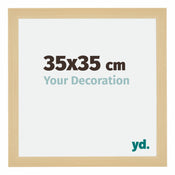 Mura MDF Fotokader 35x35cm Ahorn Decor Voorzijde Maat | Yourdecoration.be