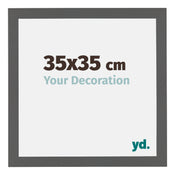 Mura MDF Fotokader 35x35cm Antraciet Maat | Yourdecoration.be