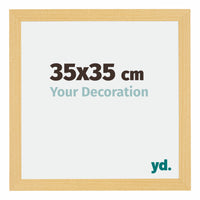 Mura MDF Fotokader 35x35cm Beuken Decor Voorzijde Maat | Yourdecoration.be