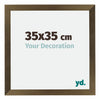 Mura MDF Fotokader 35x35cm Brons Decor Voorzijde Maat | Yourdecoration.be