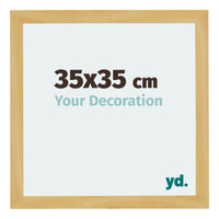 Mura MDF Fotokader 35x35cm Grenen Decor Voorzijde Maat | Yourdecoration.be