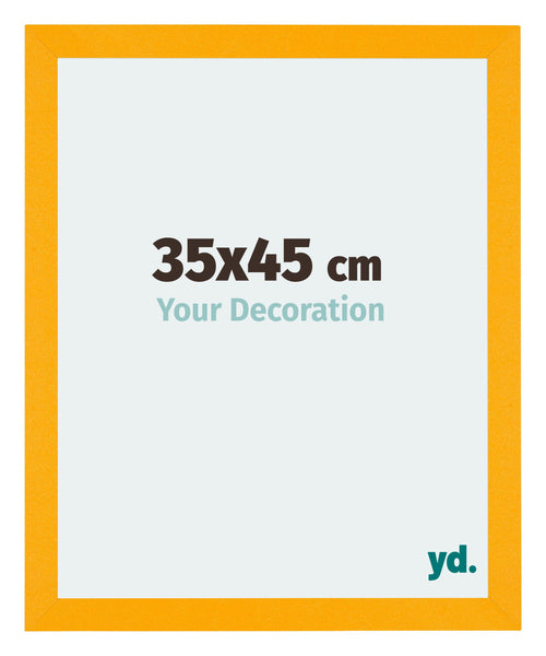Mura MDF Fotokader 35x45cm Geel Voorzijde Maat | Yourdecoration.be