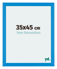 Mura MDF Fotokader 35x45cm Helder Blauw Voorzijde Maat | Yourdecoration.be