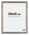 Mura MDF Fotokader 35x45cm Metaal Vintage Voorzijde Maat | Yourdecoration.be