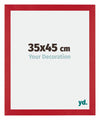 Mura MDF Fotokader 35x45cm Rood Voorzijde Maat | Yourdecoration.be