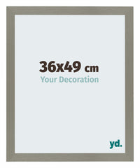 Mura MDF Fotokader 36x49cm Antraciet Voorzijde Maat | Yourdecoration.be