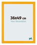 Mura MDF Fotokader 36x49cm Geel Voorzijde Maat | Yourdecoration.be