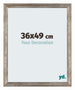 Mura MDF Fotokader 36x49cm Metaal Vintage Voorzijde Maat | Yourdecoration.be