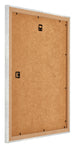 Mura MDF Fotokader 36x49cm Zilver Glanzend Vintage Achterzijde Schuin | Yourdecoration.be