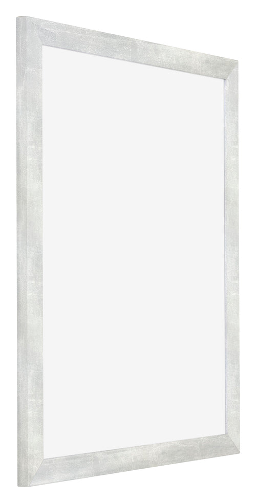 Mura MDF Fotokader 36x49cm Zilver Glanzend Vintage Voorzijde Schuin | Yourdecoration.be