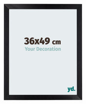 Mura MDF Fotokader 36x49cm Zwart Mat Voorzijde Maat | Yourdecoration.be