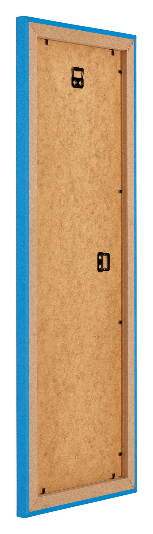 Mura MDF Fotokader 37 5x98cm Helder Blauw Achterzijde Schuin | Yourdecoration.be
