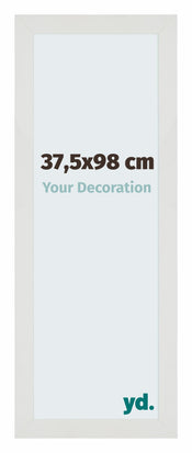 Mura MDF Fotokader 37 5x98cm Wit Mat Voorzijde Maat | Yourdecoration.be