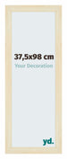 Mura MDF Fotokader 37 5x98cm Zand Geveegd Voorzijde Maat | Yourdecoration.be