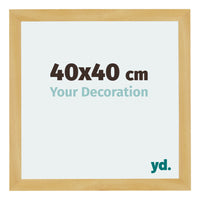 Mura MDF Fotokader 40x40cm Grenen Decor Voorzijde Maat | Yourdecoration.be