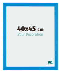 Mura MDF Fotokader 40x45cm Helder Blauw Voorzijde Maat | Yourdecoration.be
