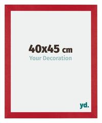 Mura MDF Fotokader 40x45cm Rood Voorzijde Maat | Yourdecoration.be