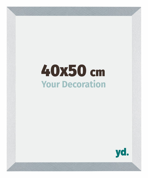 Mura MDF Fotokader 40x50cm Aluminium Geborsteld Voorzijde Maat | Yourdecoration.be