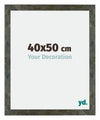 Mura MDF Fotokader 40x50cm Blauw Goud Gemeleerd Voorzijde Maat | Yourdecoration.be