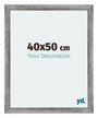 Mura MDF Fotokader 40x50cm Grijs Geveegd Voorzijde Maat | Yourdecoration.be