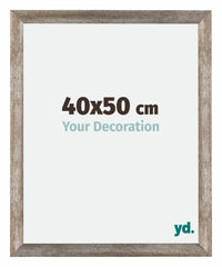 Mura MDF Fotokader 40x50cm Metaal Vintage Voorzijde Maat | Yourdecoration.be