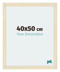 Mura MDF Fotokader 40x50cm Zand Geveegd Voorzijde Maat | Yourdecoration.be