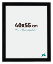 Mura MDF Fotokader 40x55cm Zwart Hoogglans Voorzijde Maat | Yourdecoration.be