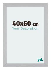 Mura MDF Fotokader 40x60cm Zilver Mat Voorzijde Maat | Yourdecoration.be