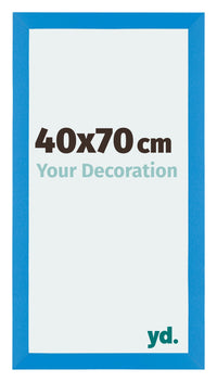 Mura MDF Fotokader 40x70cm Helder Blauw Voorzijde Maat | Yourdecoration.be