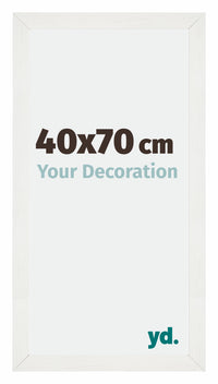 Mura MDF Fotokader 40x70cm Wit Geveegd Voorzijde Maat | Yourdecoration.be